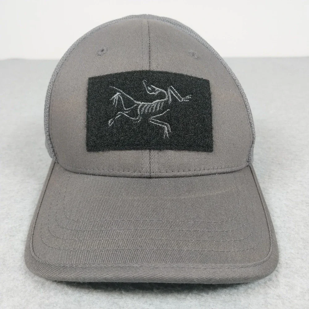 Arc'teryx Hat Mens S/M Gray LEAF BAC 2018 FlexFit Baseball Cap Tactical Outdoor
